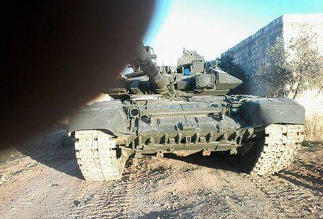 En rysk T-90 i Syrien