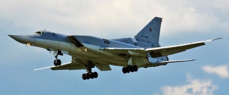 Ett långdistansbombplan av typen Tu-22